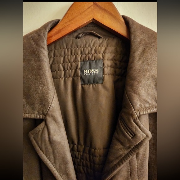 Hugo Boss Nubuk Leather Jacket - Picture 5 of 9